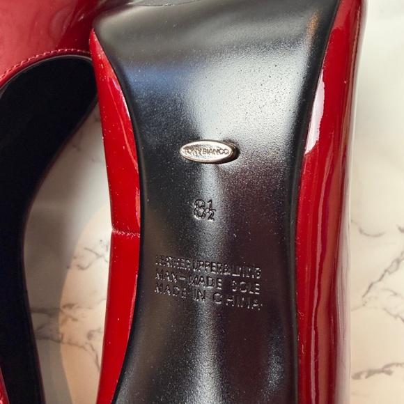 Women’s Toni Bianco Anja Bordeaux Patent US Size 8,5 - Picture 12 of 16
